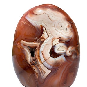 Carnelian Stone Freeform - Polished Carnelian Tower - Large Carnelian Freeform - Standing Carnelian Crystal - Unique Carnelian Sculpture #6