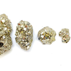 Raw Pyrite Cluster - Grade A - Raw Pyrite Stone - Rough Pyrite Crystal Cluster - Gold Pyrite Nugget - High Quality, A-Grade Pyrite Cluster