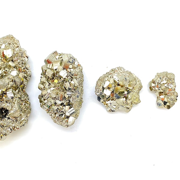 Raw Pyrite Cluster - Grade A - Raw Pyrite Stone - Rough Pyrite Crystal Cluster - Gold Pyrite Nugget - High Quality, A-Grade Pyrite Cluster