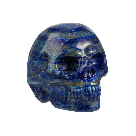 Lapis sale lazuli skull