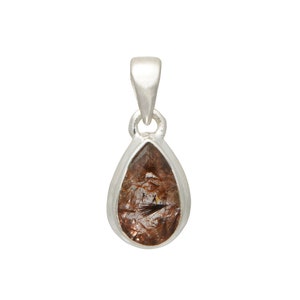 Super 7 stone pendant sterling silver - super seven melody stone pendant - super 7 crystal - cacoxenite crystal pendant - super seven 256