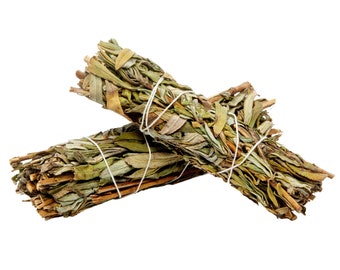 Lavendel wierookstokje - bundel gedroogde lavendel - lavendelstokje - toverstokje lavendel - energiereinigingsstaafje - lavendelblaadjes - bundel van 4 of 8 inch