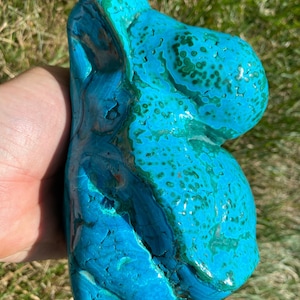 Chrysocolla Malachite Crystal - Polished Chrysocolla & Malachite Chunk - Large Chrysocolla Specimen - Unique Chrysocolla Crystal - 25