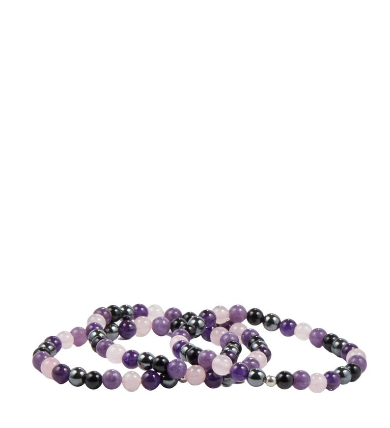 Empath Protection Bracelet - Elastic Bracelet - Empath Support Bracelet - Empath Protection Crystals - Crystal Bracelet for Protection image 5