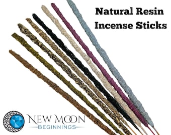 Handmade Incense Sticks (6) - Multiple Scents to Choose From! - Herbal Stick Incense - Smoke Cleansing - Aromatherapy - Meditation Incense