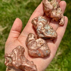 Raw Copper Nugget - Crystals and Stones - Natural Copper from Michigan - Copper Specimen - Copper Nuggets - Copper Metal image 11