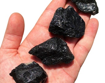 Black Tourmaline/Schorl Gemstone Raw Stones Pendant Crystal Encased Black Tourmaline/Schorl Gemstone Raw Stones Pendant Crystal Encased