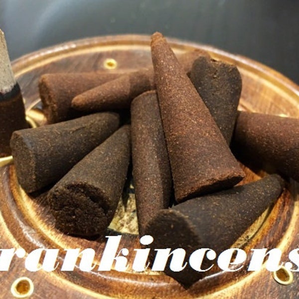 Frankincense Incense Cones - Frankincense Scent - Cone Incense - Natural Frankincense - Aromatherapy - Smoke Cleansing - Frankincense Cone