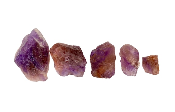 未加工アメトリン結晶（0.5インチ～5インチ） - アメジストとシトリン