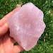 raw rose quartz crystal -  rose quartz stone - raw quartz crystal - healing crystals and stones - heart chakra stones - raw quartz stone 