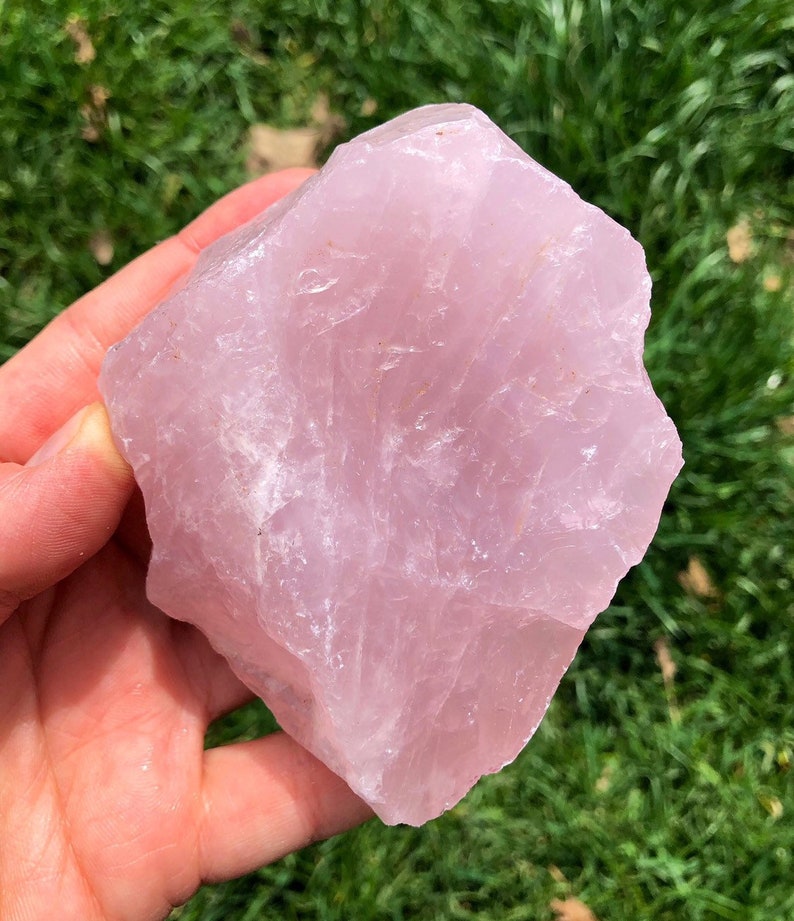 raw rose quartz crystal -  rose quartz stone - raw quartz crystal - healing crystals and stones - heart chakra stones - raw quartz stone 