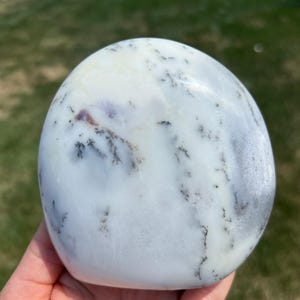 Dendritic Opal Standing Freeform - Polished Dendritic Opal Crystal - Merlinite Crystal - Standing Dendritic Opal Freeform - Polished Opal 3