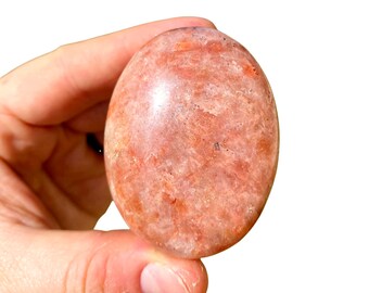 Sunstone Crystal (2"-2.5")- sunstone stone - sunstone palm stone - healing crystals and stones - sunstone crystal - positive energy crystal