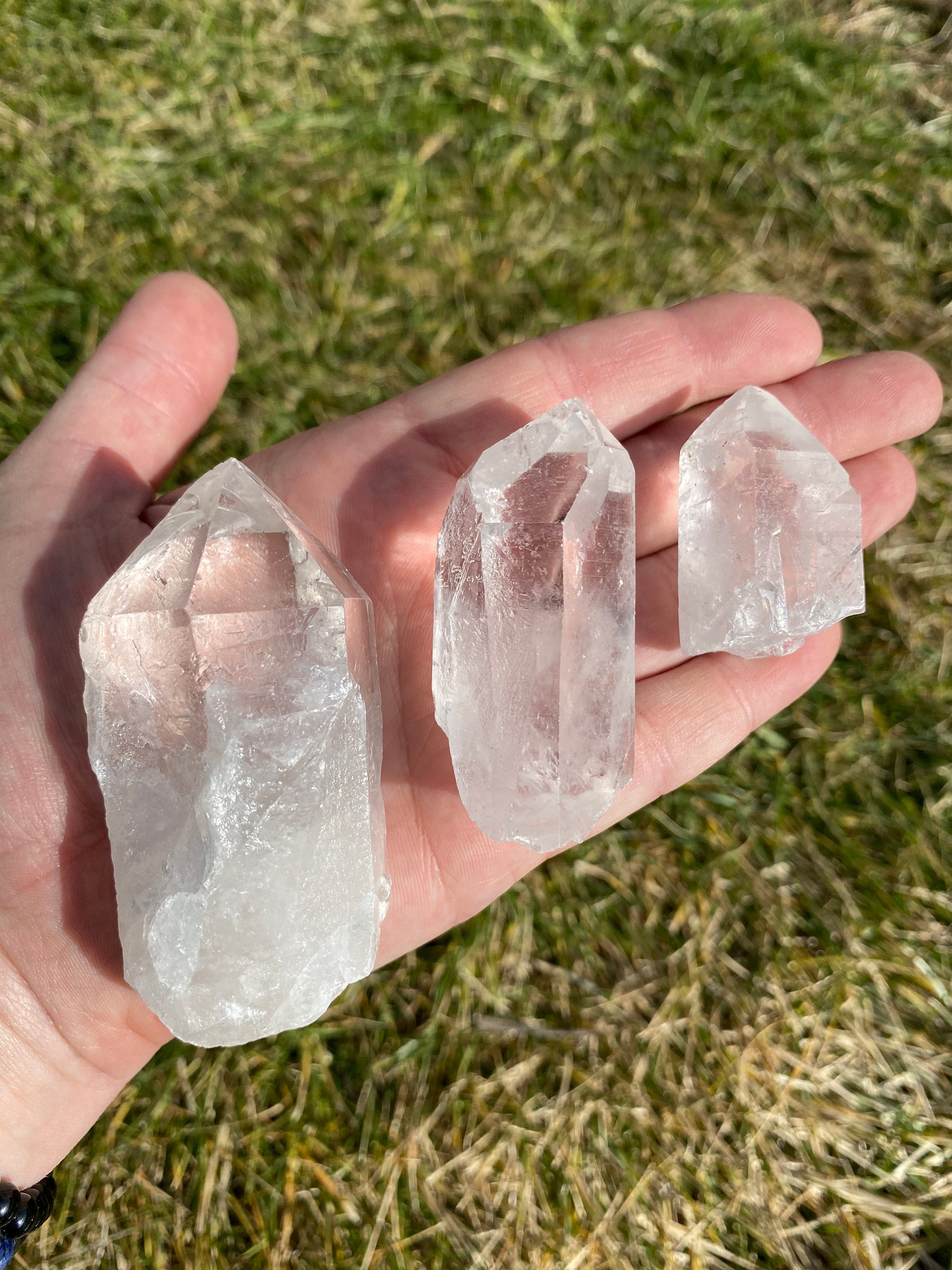 Clear Quartz Crystal Point Grade AB Quartz Raw Quartz Etsy