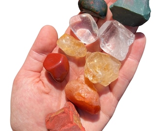 Aries Crystal Set - Aries Zodiac Crystals - Aries Birthstone Gift Set - Aries Crystal Bundle - Astrology Gift - Aries Crystal Birthday Gift