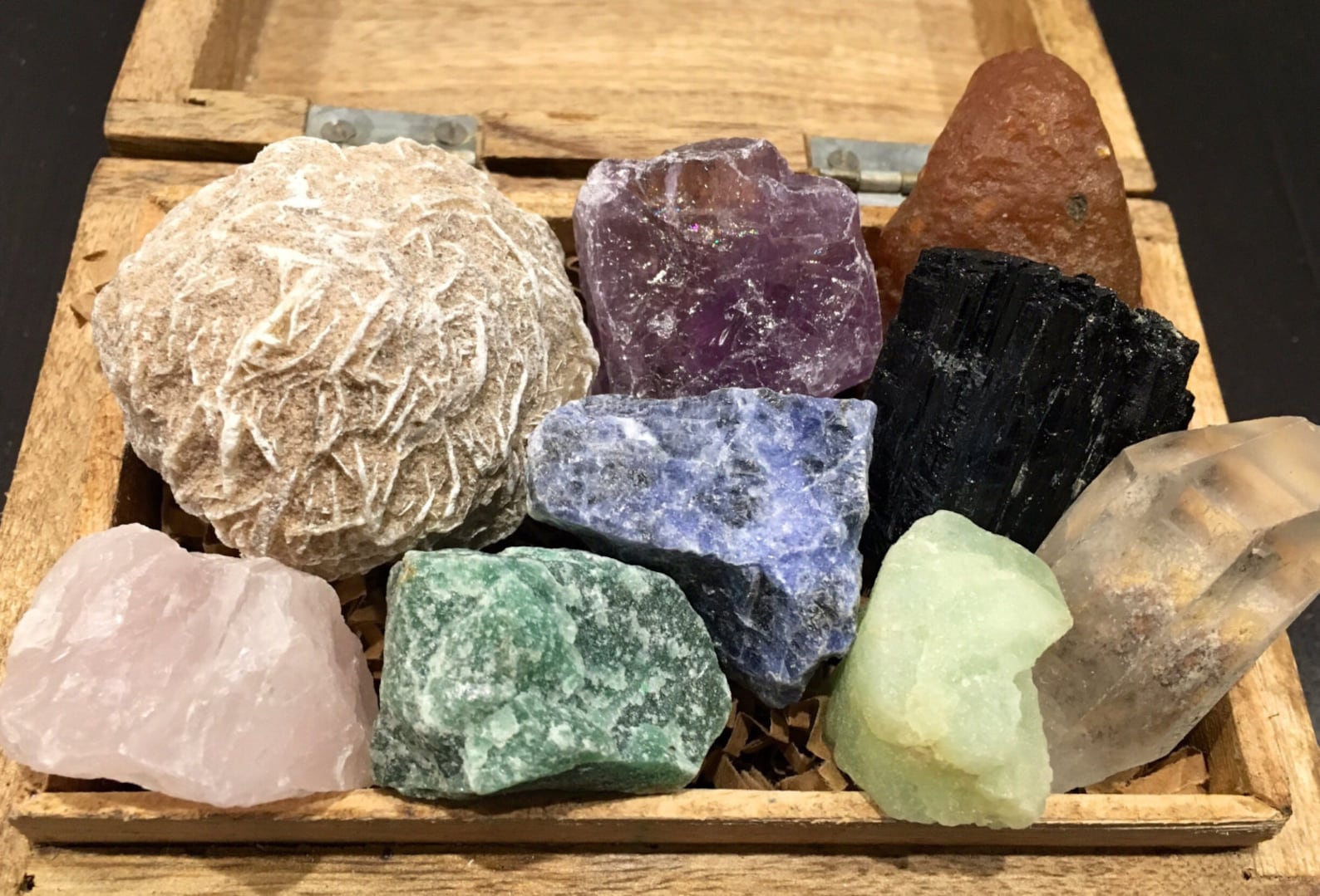 Happy Home Crystal Set Healing Crystals and Stones Set Etsy