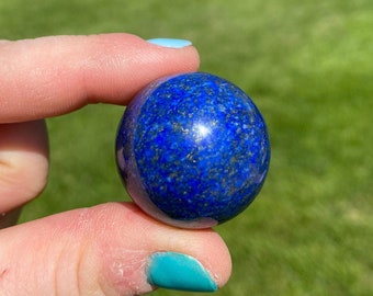 Lapis Lazuli Stone Sphere (.5" -1.25") - Lapis Lazuli Crystal Sphere - Crystals - Third Eye - Polished Lapis Lazuli Crystal Ball