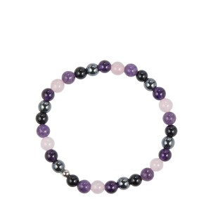 Empath Protection Bracelet - Elastic Bracelet - Empath Support Bracelet - Empath Protection Crystals - Crystal Bracelet for Protection image 3