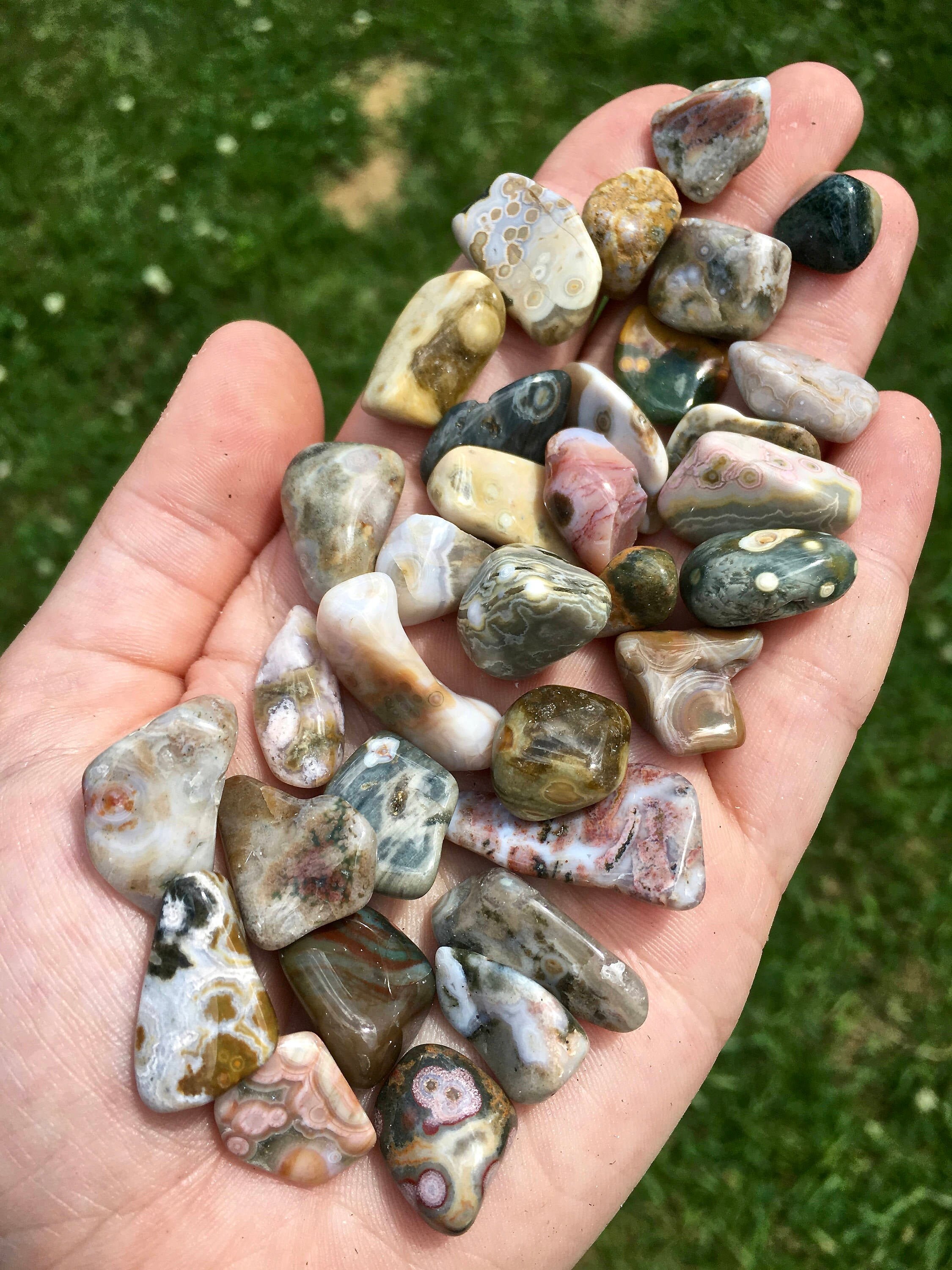 オーシャンジャスパー タンブルストーン - タンブルオーシャン