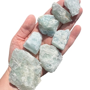 Aquamarine Crystal - Natural Aquamarine Stone - Genuine Aquamarine Gemstone - March Birthstone - Rough Aquamarine from Brazil