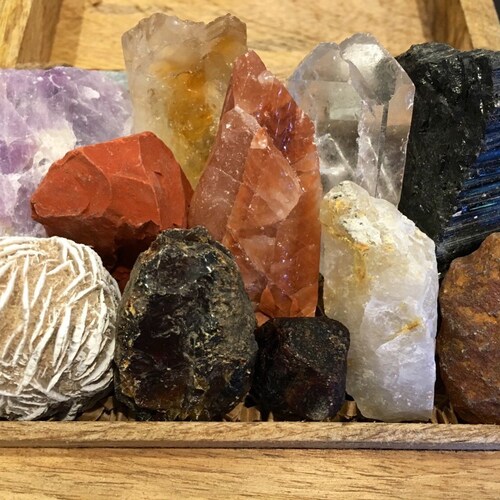 Healing Crystals and Stones Set Chakra Stones Raw Crystals Etsy
