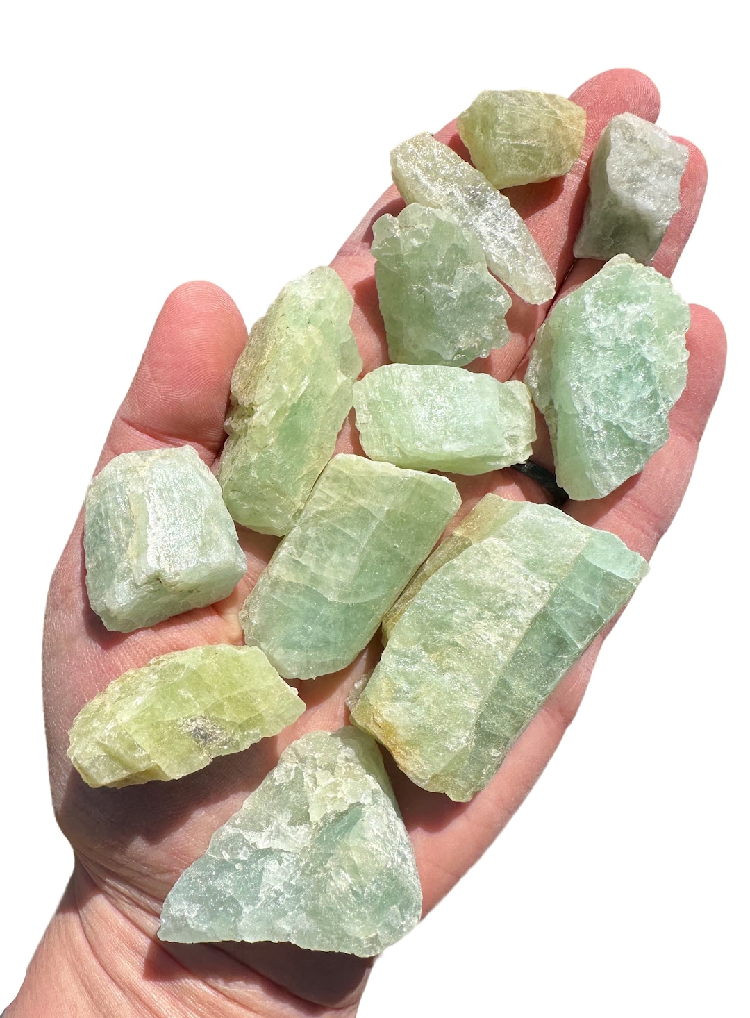 Raw Green Aquamarine Crystal (.5