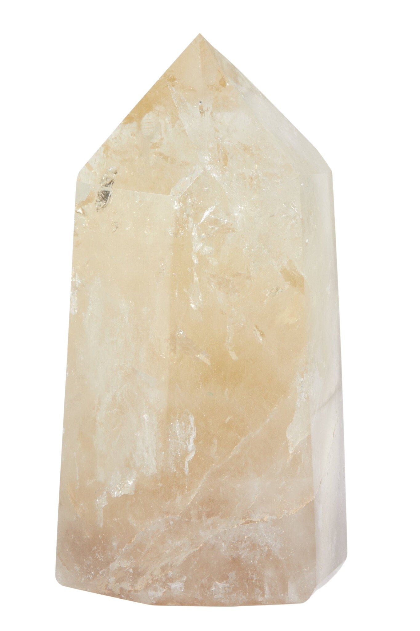 Citrine Point - Natural High Quality Polished Tower Untreated Standing Crystal 18
