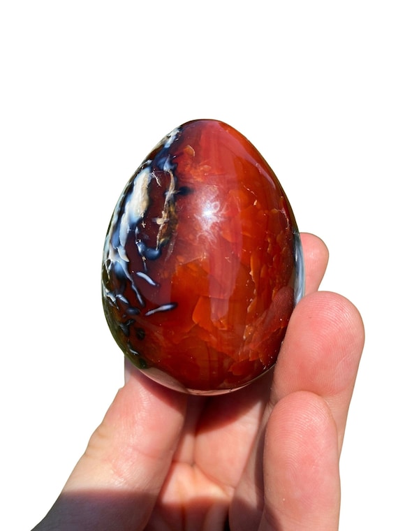 Carnelian Stone Egg (1.25