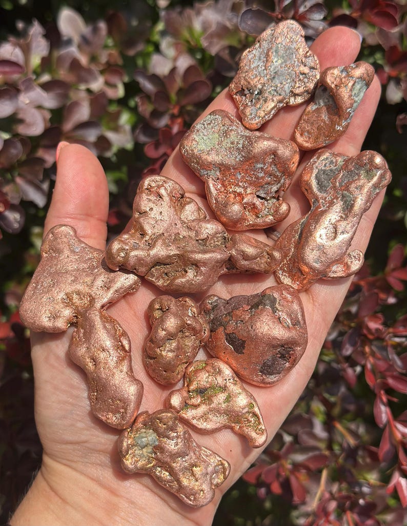 Raw Copper Nugget - Crystals and Stones - Natural Copper from Michigan - Copper Specimen - Copper Nuggets - Copper Metal image 8