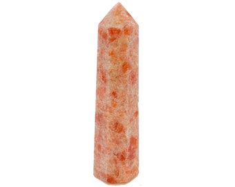 Sunstone point (2" - 5") Sunstone Crystal Point - Sunstone Stone Point - Polished Sunstone Tower - Sunstone Crystal Self Standing Point