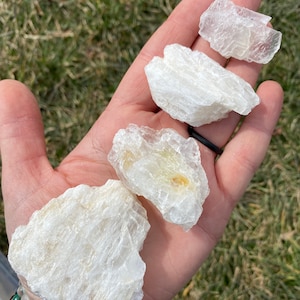 Raw Petalite Crystal (0.5" - 3") - Raw Petalite Stone - Crystals & Stones - Rough Petalite Crystal - Petalite Raw - Natural Petalite