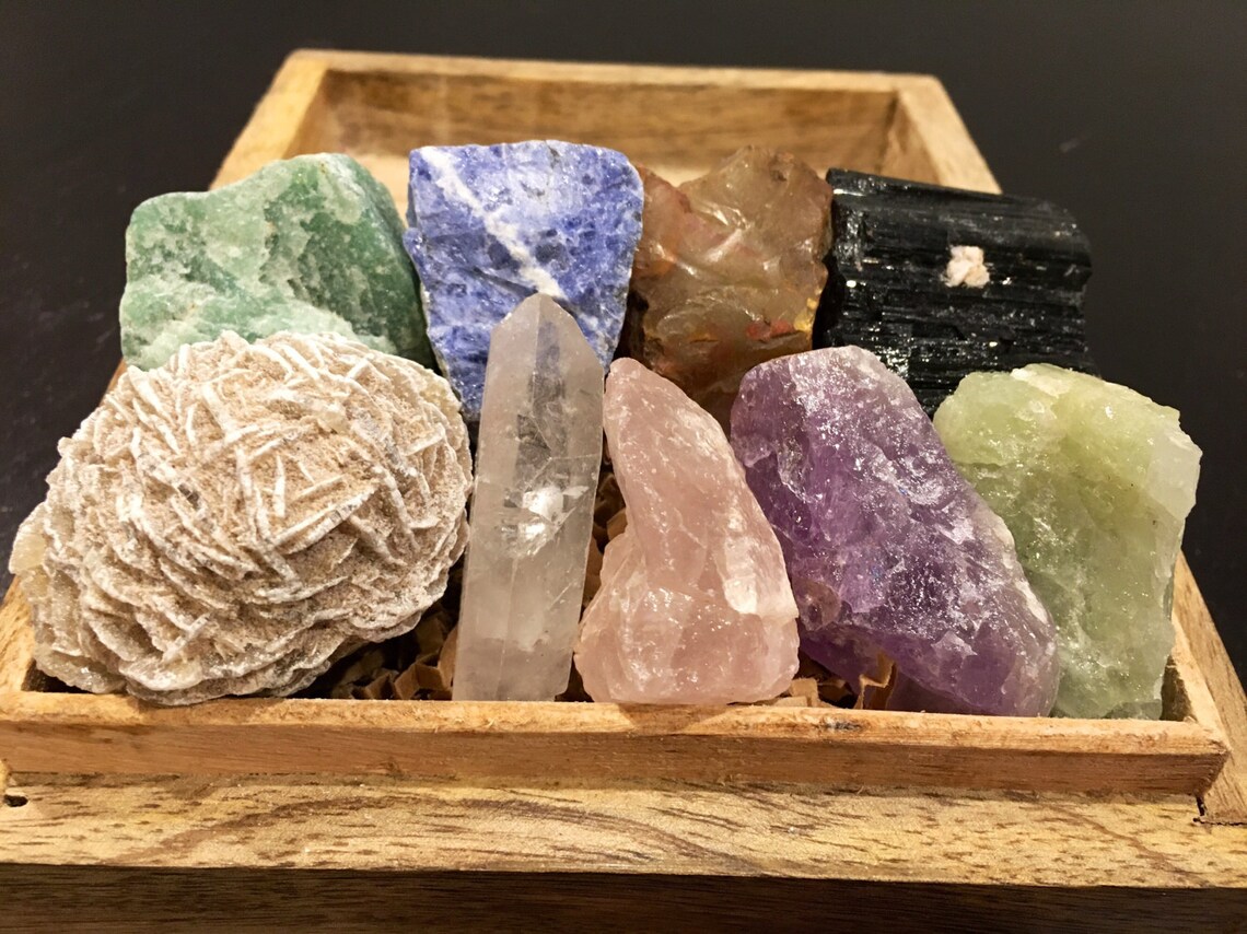 Happy Home Crystal Set Healing Crystals and Stones Set Etsy