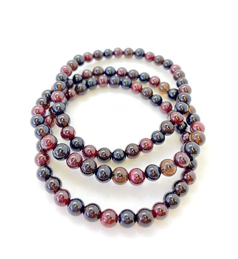 Root Chakra Bracelet Elastic Bracelet Healing Crystals and Etsy