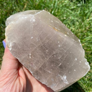 Raw Smoky Quartz Point - Large Smoky Quartz Crystal Point - Rough Smoky Quartz Point - Smoky Quartz Specimen - Large Crystal - 9 - 20% Off