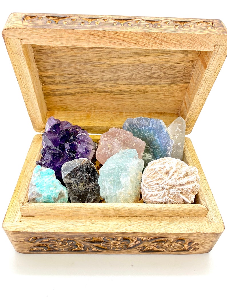 Calming and Tranquility healing crystals and stones set Etsy