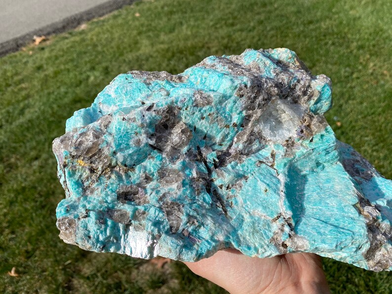 Raw Amazonite Stone Raw Amazonite Crystal Cluster Etsy