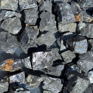 Raw Galena - Rough Galena Crystal - Galena Raw - Galena from Morocco - Raw Galena Mineral Specimen - Raw Silver Crystal - Galena Stone Rough image 3