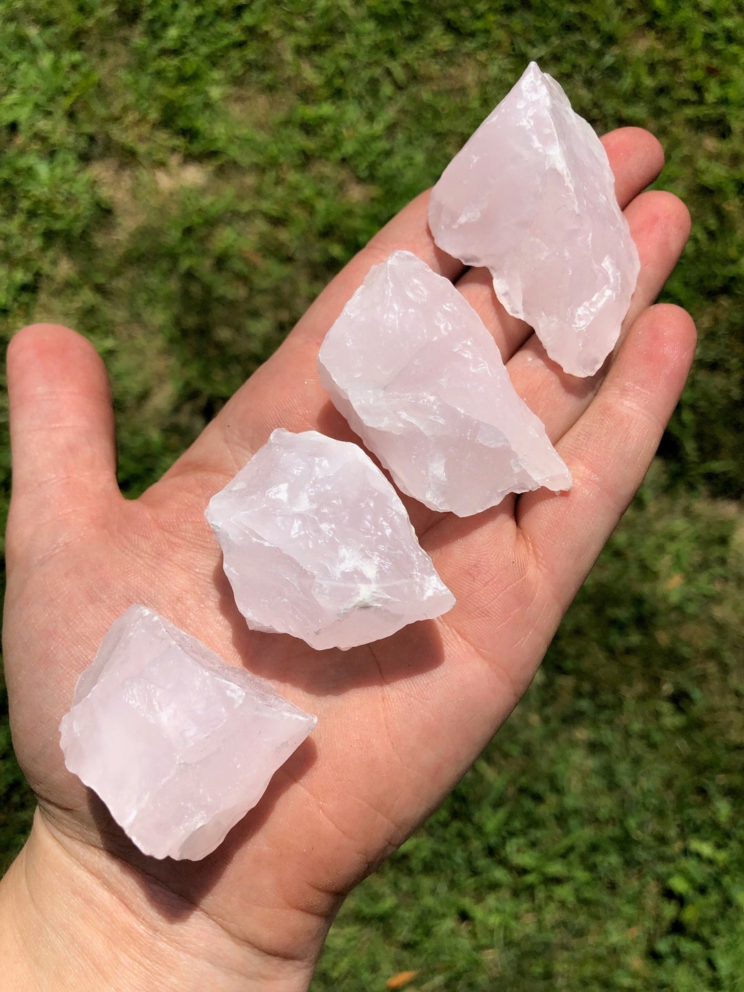 Pink Calcite good Tumbled Stone Angelic