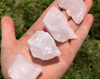 Calcite rosa grezza - Calcite rosa pallido grezza - Pietra preziosa rosa grezza - Calcite rosa grezza - Calcite rosa grezza - Pietra di calcite rosa - Cristallo di calcite