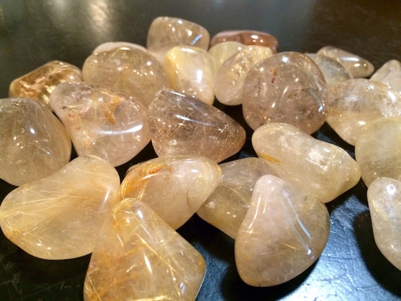 綺麗　ゴールデンルチル　タンブル 綺麗ゴールデンルチルタンブル