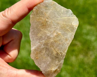 天然ルチルクォーツ原石 - すべてのチャクラ - No. 839 - Etsy 日本