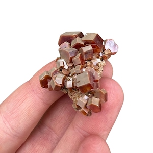 Vanadinite Cluster (1-50 grams) - Grade A Vanadinite Crystal - Natural Vanadinite Crystal Cluster - Raw Healing Crystals Cluster