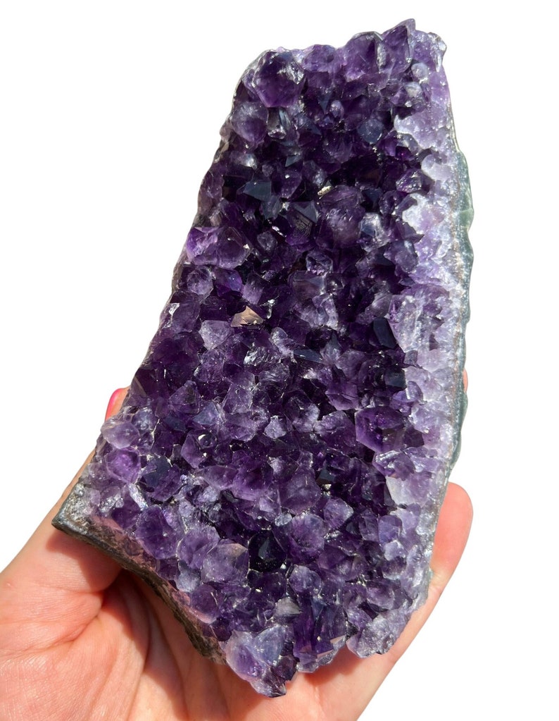 Raw Amethyst Crystal Cluster 1.5 to 6 Grade A Amethyst Cluster Rough Amethyst Geode High Quality Purple Amethyst Druze Cluster image 6