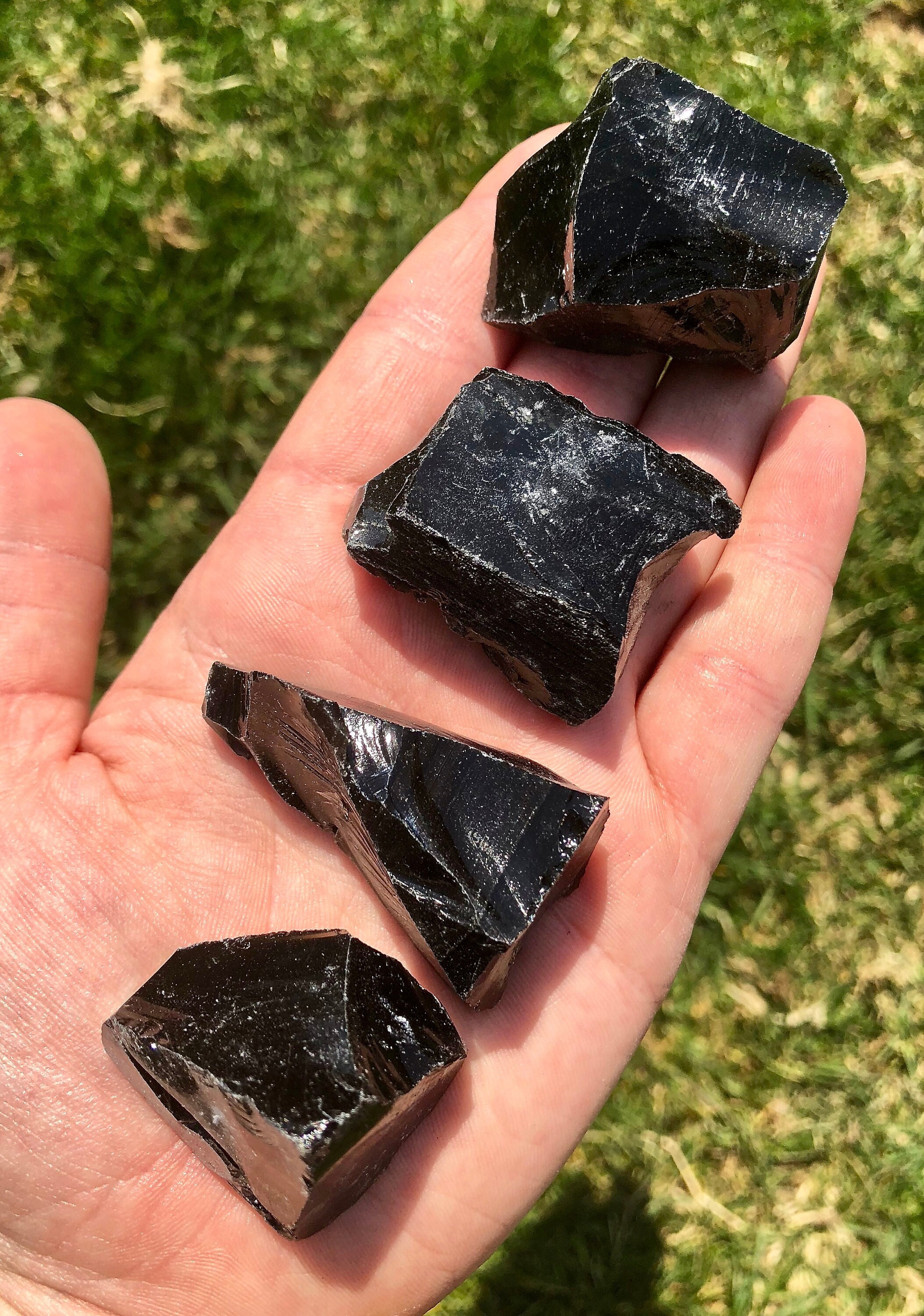黒曜石 - メキシコ産の黒曜石原石 - 黒曜石原石 - メキシコ産の天然