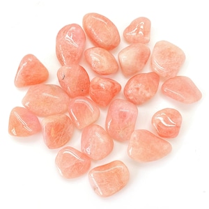 Peach Morganite Tumbled Stone - Multiple Sizes Available - Tumbled Peach Morganite Crystal - Polished Pink Morganite Crystal - Pink Beryl