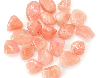 Peach Morganite Tumbled Stone Multiple Sizes Available Tumbled Peach  Morganite Crystal Polished Pink Morganite Crystal Pink Beryl