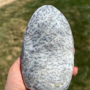 Dendritic Opal Standing Freeform - Polished Dendritic Opal Crystal - Merlinite Crystal Freeform - Standing Dendritic Opal Freeform - 5