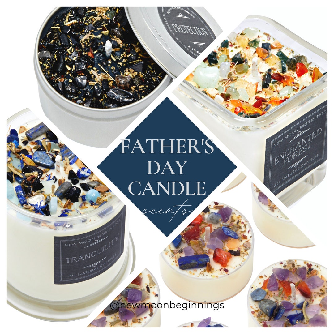 Father's Day Candles Fathers Day Gift Crystal Candles Gifts for Dad