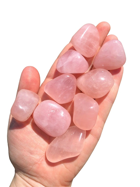 Rose Quartz Tumbled Crystal Multiple Sizes Available Tumbled