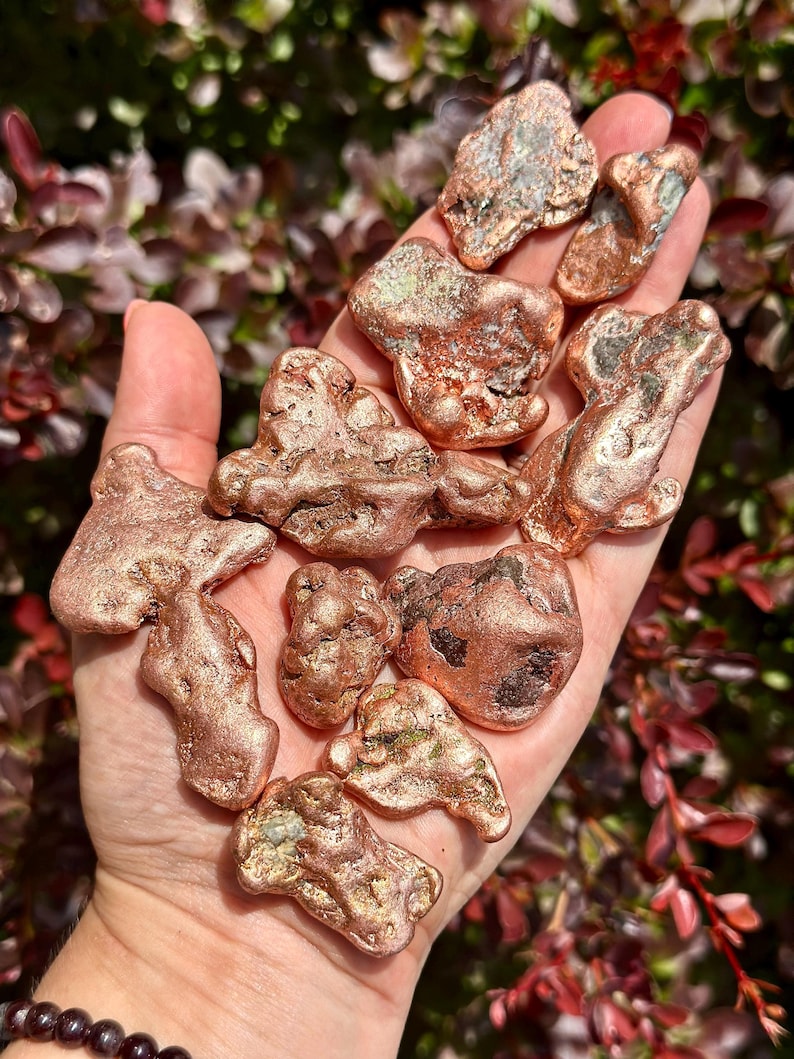 Raw Copper Nugget - Crystals and Stones - Natural Copper from Michigan - Copper Specimen - Copper Nuggets - Copper Metal image 3